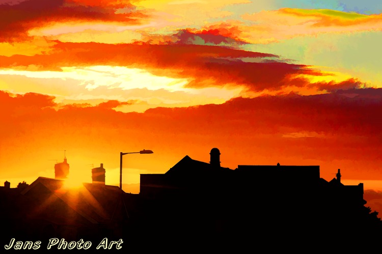 Village Sunset