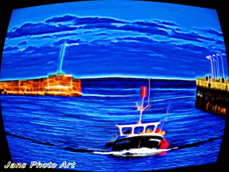 T.V. Boat